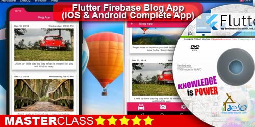 Flutter Firebase Blog App