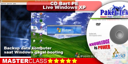 CD Bart PE Live Windows XP