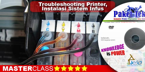 Troubleshooting Printer, Refill Cardridge dan Instalasi Sistem Infus
