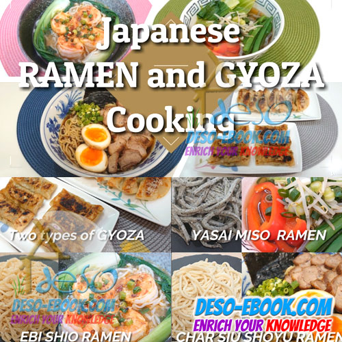 Japanese RAMEN and GYOZA Cooking