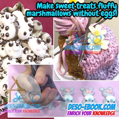 Make sweet treats fluffy marshmallows without eggs!